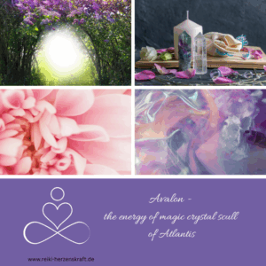 Avalon - the energy of magic crystal scull of Atlantis