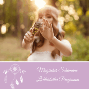 Magischer Schamane Lichtarbeiter Programm